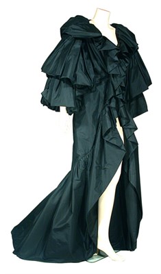 Lot 162 - Bob Mackie Opulent Trained Evening Coat...