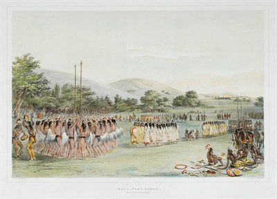 Lot 3084 - After George Catlin BALL-PLAY DANCE...