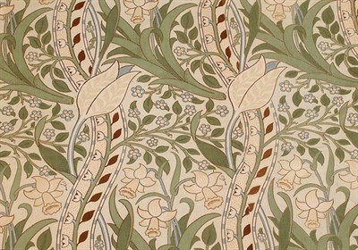 Lot 476 - Pair of William Morris Daffodil Cotton...