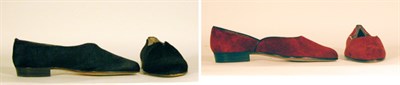 Lot 327 - Two Pairs of Manolo Blahnik Men's Evening...