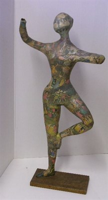 Lot 122 - 20th Century School BALLERINA Papier mache on...