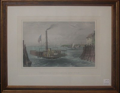 Lot 138 - Artist Unknown CITY HALL, NEW YORK; THE FERRY...