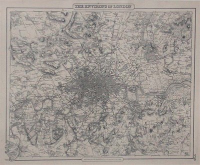 Lot 2117 - [MAPS] COLTON, J. H. Environs of London....