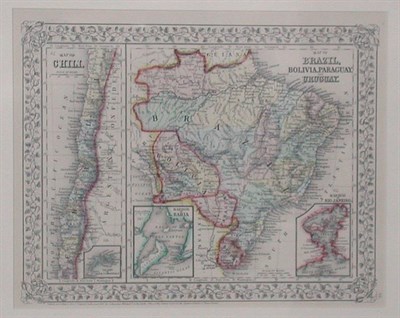 Lot 2124 - [MAPS] MITCHELL, S. AUGUSTUS Map of Brazil,...