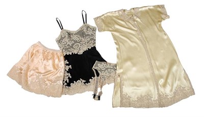 Lot 171 - Group of Silk and Lace Lingerie Comprising...