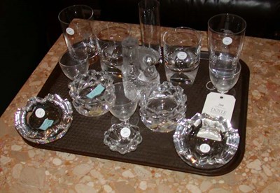 Lot 260 - Miscellaneous Group of Clear Glass Decorations...