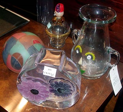 Lot 277 - Miscellaneous Group of Four Italian Art Glass...