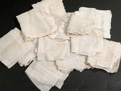 Lot 469 - Group of Matrimonial Mull and Lace...