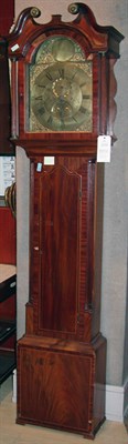 Lot 626 - George III Mahogany Tall Case Clock Brass dial...