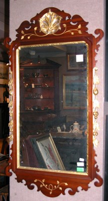 Lot 442 - Georgian Style Parcel Gilt Mahogany Mirror...