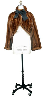 Lot 183 - Beene Mink Bolero Jacket American, early 1980s...