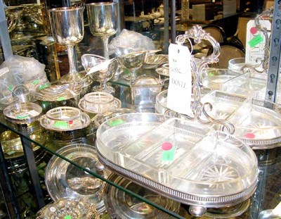 Lot 566 - Miscellaneous Group of Georgian Style Silver...