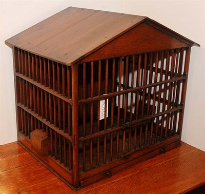 Lot 3187 - Victorian Style Mahogany Birdcage Height 30...
