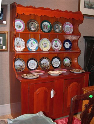 Lot 357 - American Pine Hutch Height 6 feet 3 inches,...