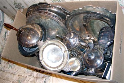 Lot 552 - Miscellaneous Group of Silver Plated Table...