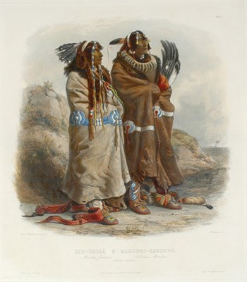 Lot 3080 - After Karl Bodmer SIH-CHIDA & MAHCHSI-KAREHDE...