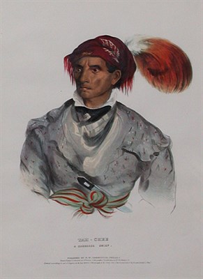 Lot 3075 - McKenney & Hall TAH-CHEE, A CHEROKEE CHIEF...