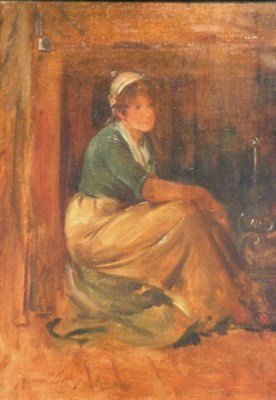 Lot 4 - Henry Bacon American, 1839-1912 BESIDE THE...