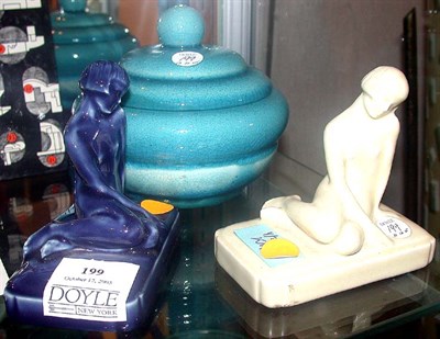 Lot 199 - Group of Rookwood Pottery Including two seated...