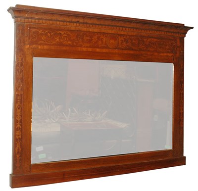 Lot 109 - Italian Inlaid Walnut Mirror Height 37 1/2...