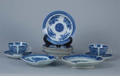 Lot 2151 - Group of Chinese Export Porcelain Blue...
