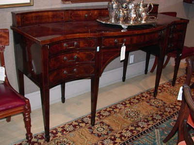 Lot 600 - Georgian Style Inlaid Mahogany Sideboard...