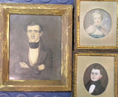 Lot 3060 - American School 19th Century GROUP OF THREE...