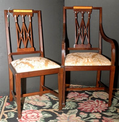 Lot 291 - Ten Georgian Style Mahogany Dining Chairs...