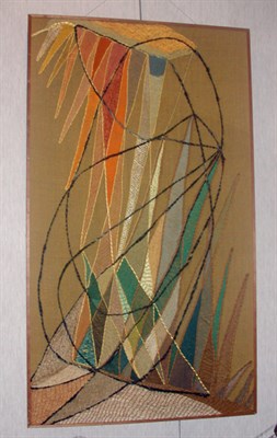 Lot 313 - Abstract Design Tapestry Height 57 inches,...