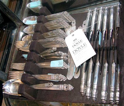 Lot 573 - International Sterling Silver Flatware Service...