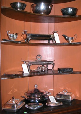 Lot 554 - Miscellaneous Group of Silver Plated Tableware...