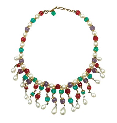 Lot 398 - Indian-Style Pendant Necklace French...