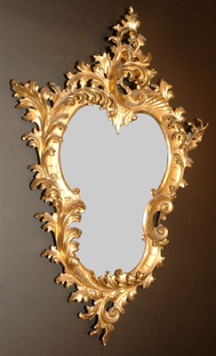 Lot 237 - Rococo Style Carved Gilt-Wood Cartouche-Shaped...