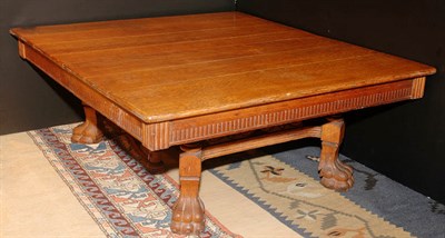 Lot 3188 - Victorian Style Carved Oak Low Table Height 18...