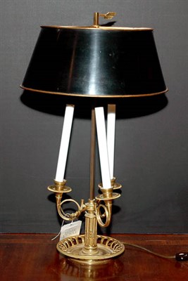 Lot 377 - Louis XVI Style Gilt-Bronze Three-Light...