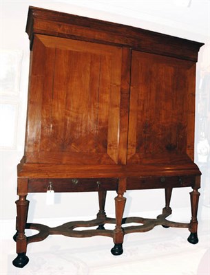 Lot 3351 - Continental Baroque Inlaid Walnut Cabinet on...