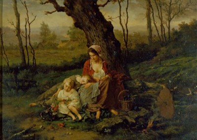 Lot 151 - Henry Campotosto Belgian, d.1910 THE AFTERNOON...