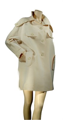 Lot 99 - Balenciaga Winter White Shirt Jacket French,...