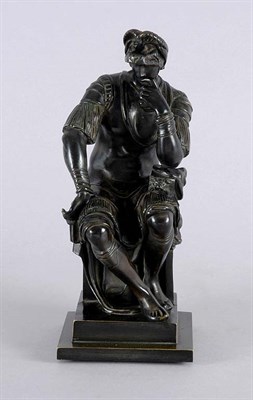 Lot 2405 - Patinated-Bronze Figure After the Antique...