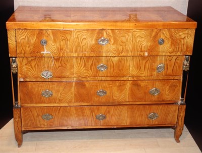 Lot 3600 - Biedermeier Part Ebonized Fruitwood Commode...