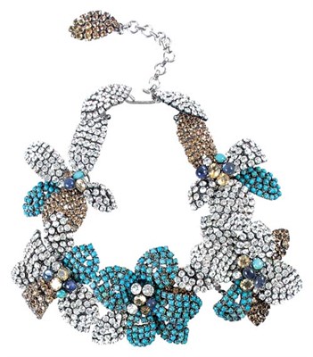 Lot 451 - Iradj Moini Articulated Opulent Flower Collar...