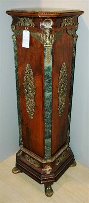 Lot 3295 - Empire Style Gilt-Metal and Mahogany Pedestal...