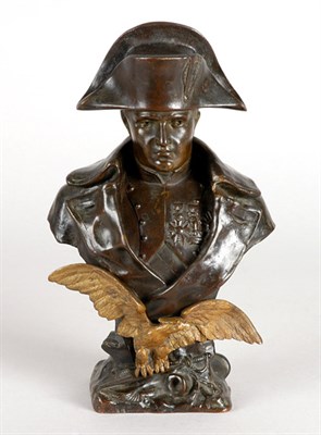 Lot 2182 - Gilt and Patinated-Bronze Bust After a model...