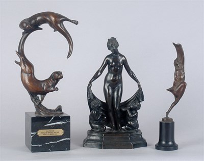 Lot 3278 - Three Bronze Figures