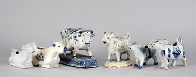 Lot 528 - Miscellaneous Group of Six Porcelain Cows...