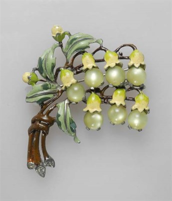 Lot 392 - Chanel Lily of the Valley Pin French, 1930s...