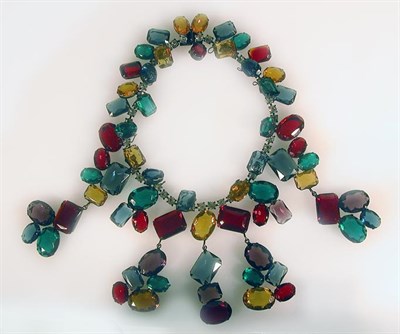 Lot 411 - Kenneth Jay Lane Festoon Necklace American,...