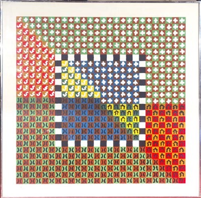 Lot 115 - Alfred Jensen PORTFOLIO 1973 Two color...