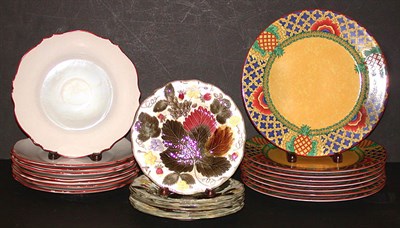 Lot 174 - Set of Sixteen Limoges Porcelain Dinner Plates;...