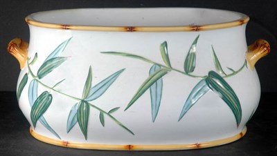Lot 161 - Porcelain Jardiniere With bamboo decoration....